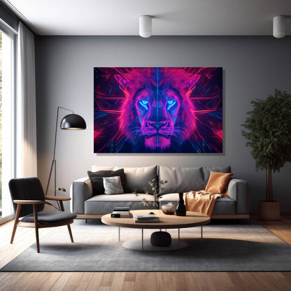 Lion Canvas Pop Art