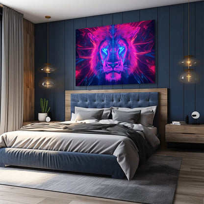 Lion Canvas Pop Art