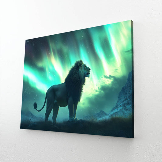Lion Canvas Portrait