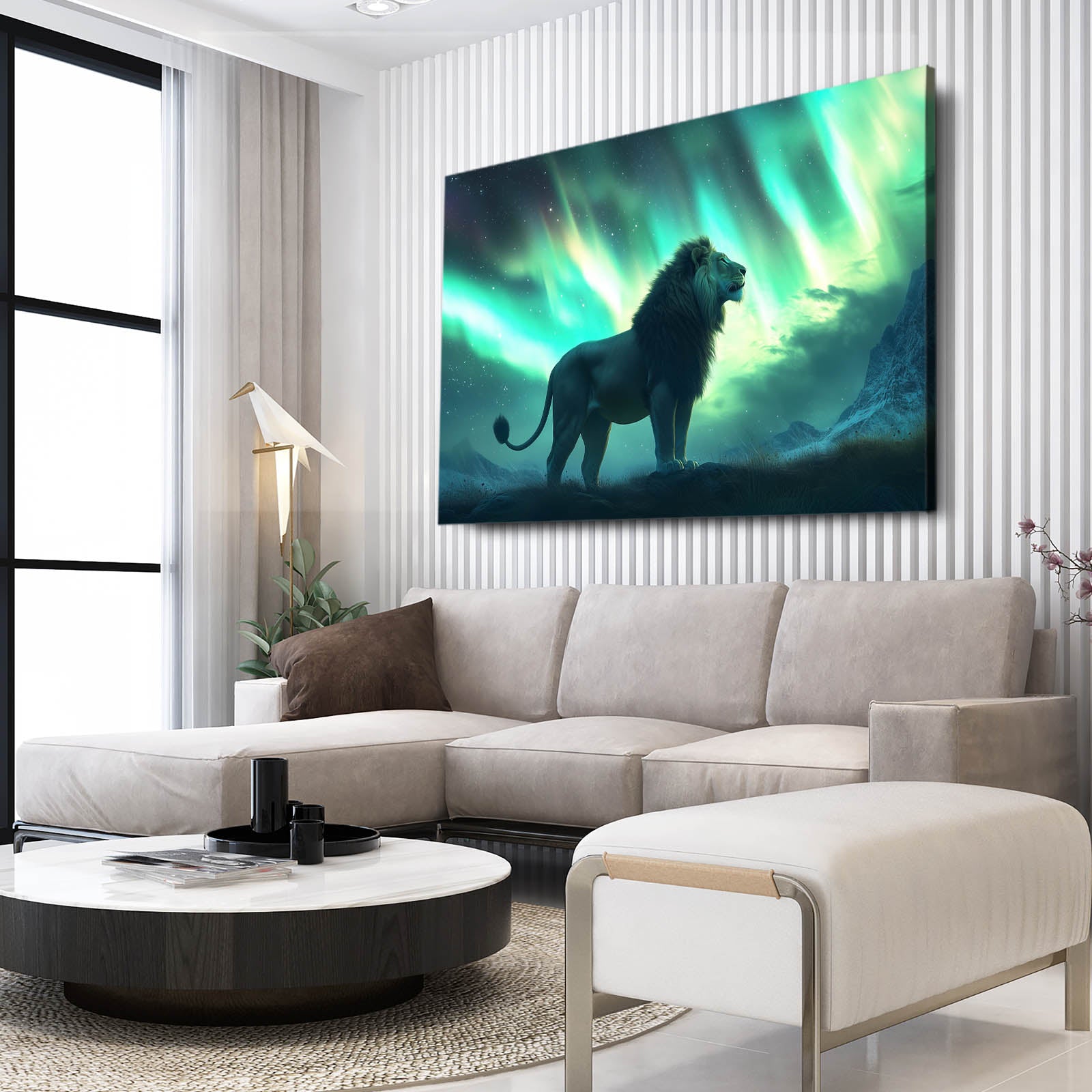 Lion Canvas Portrait