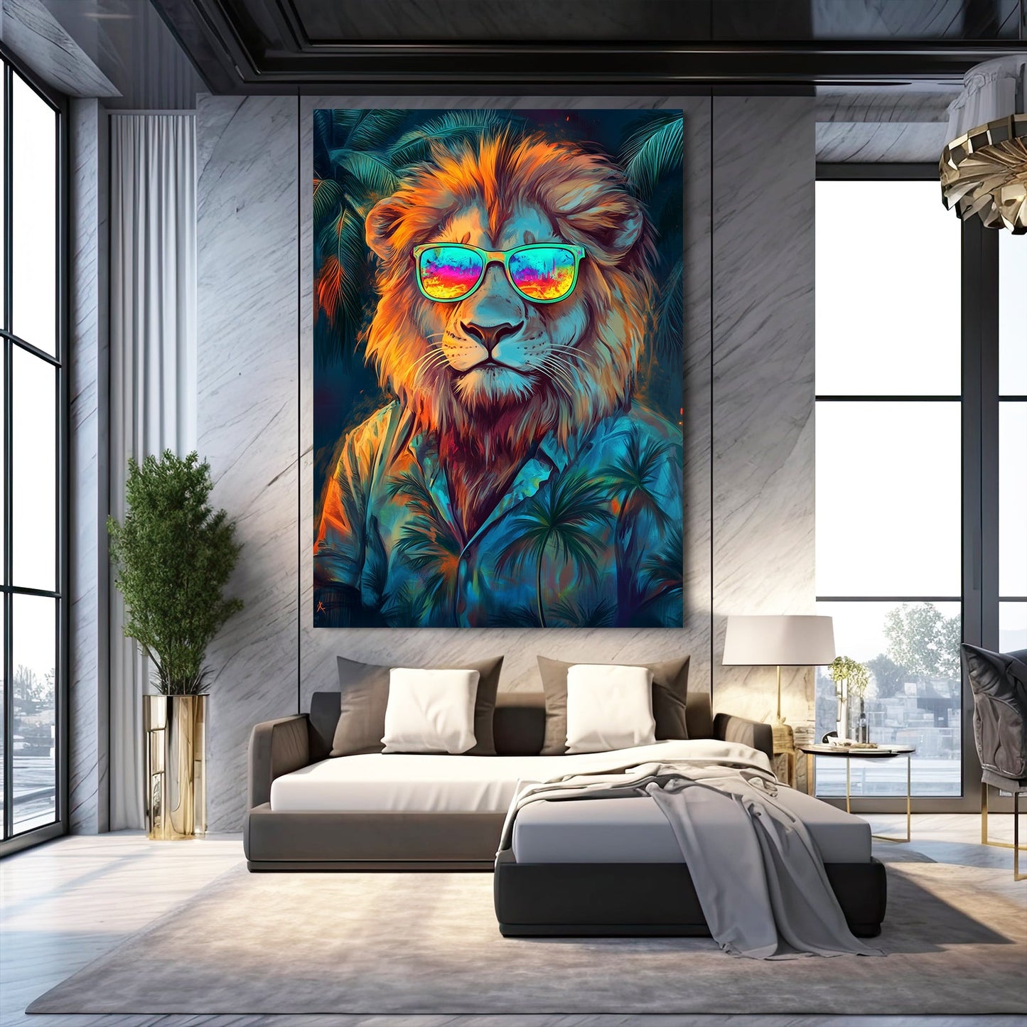 Lion Canvas Print