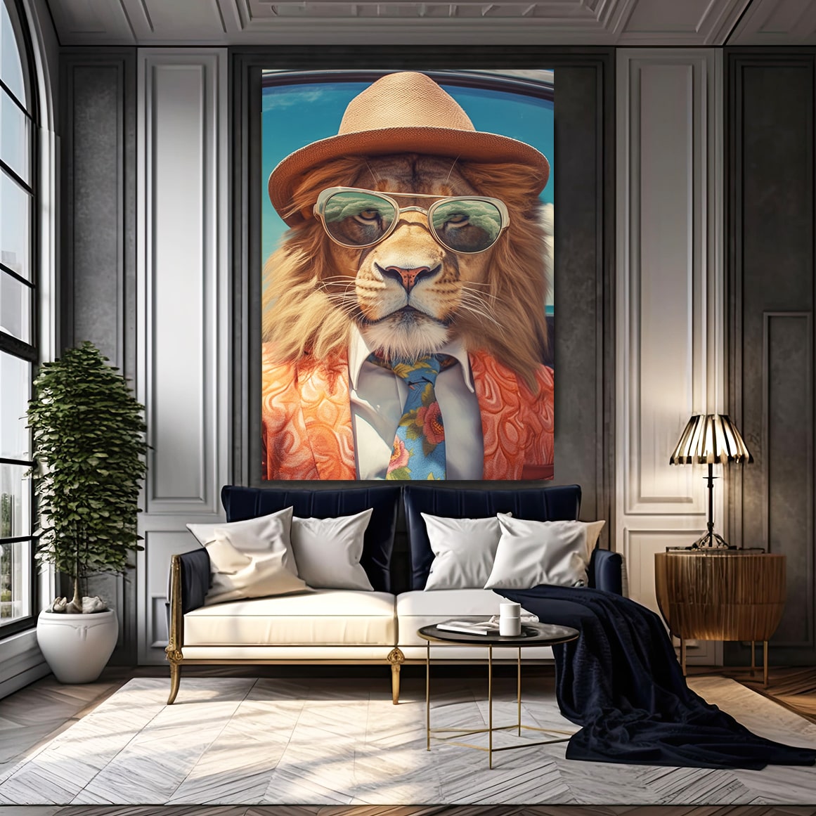 Lion Canvas Wall Art