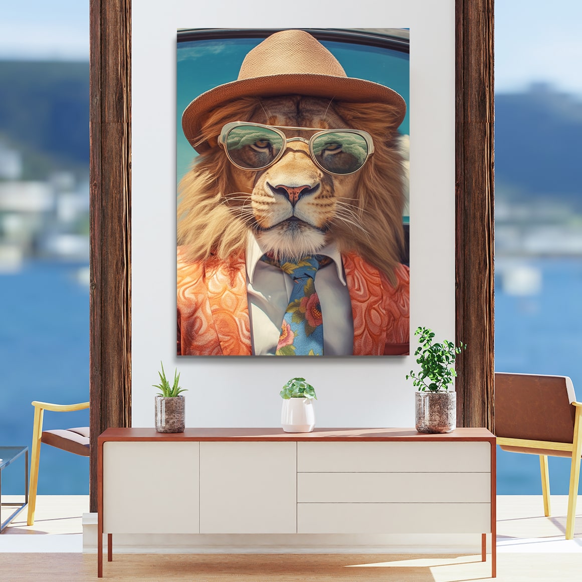 Lion Canvas Wall Art