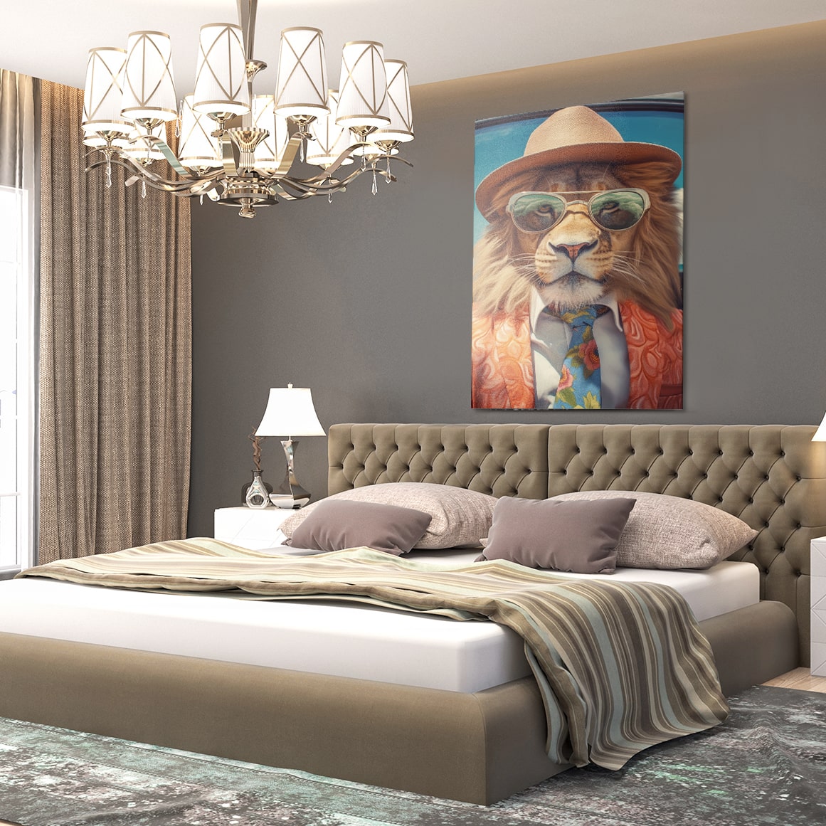 Lion Canvas Wall Art