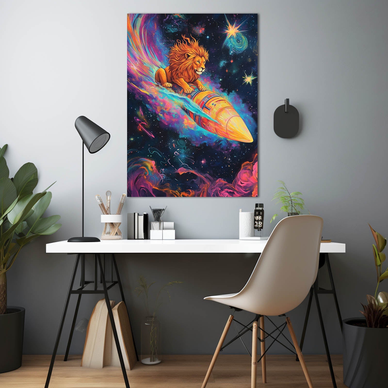Lion Cartoon Art
