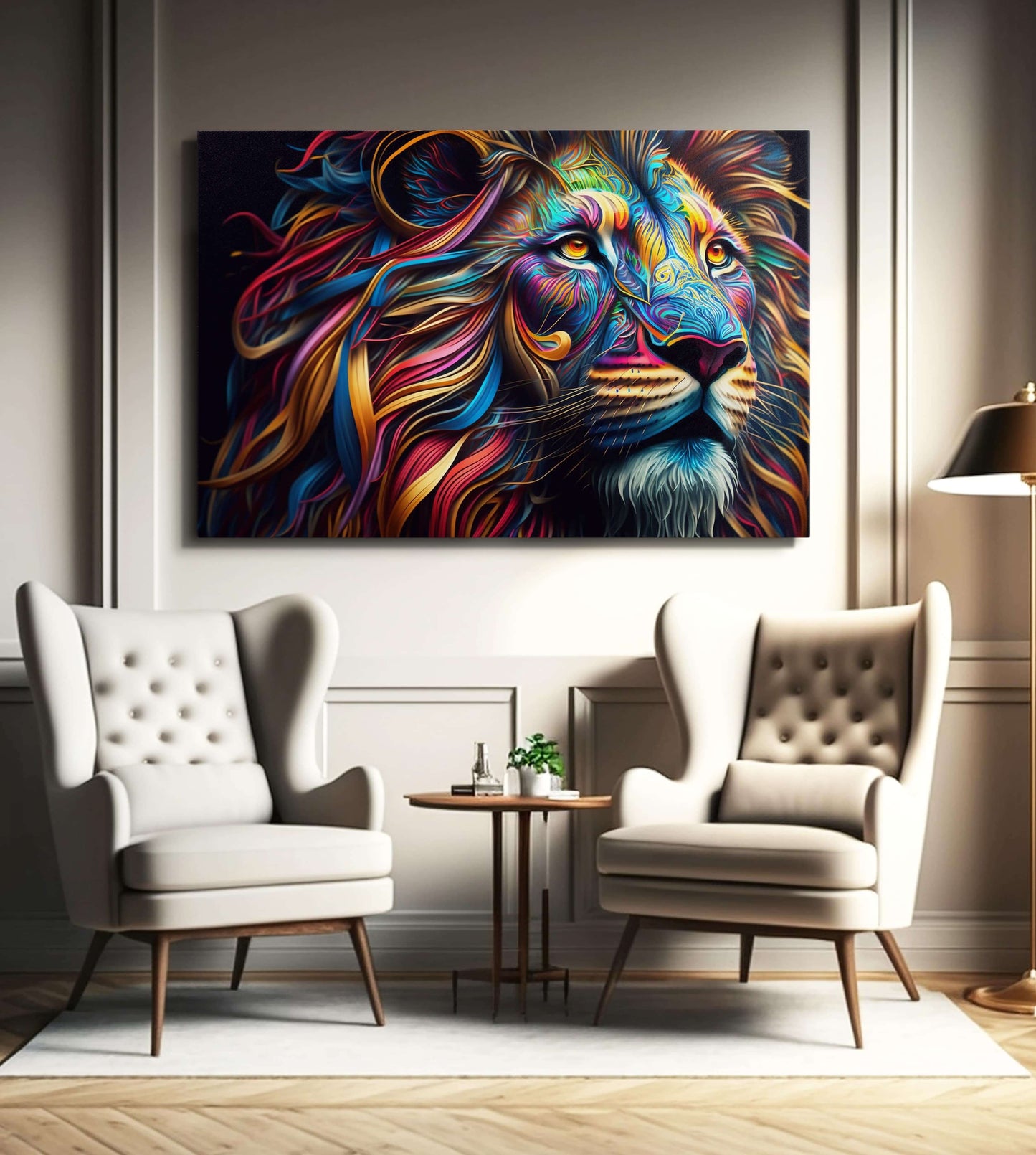 Lion Color Art