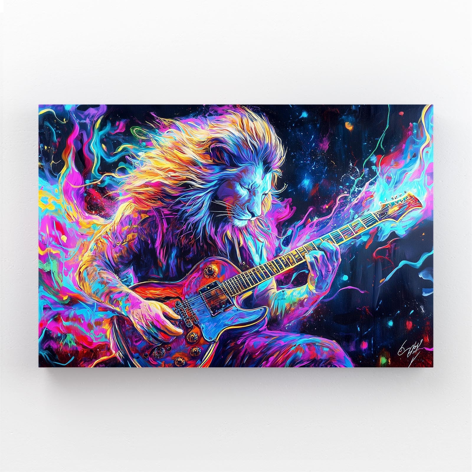 Lion Colorful Art