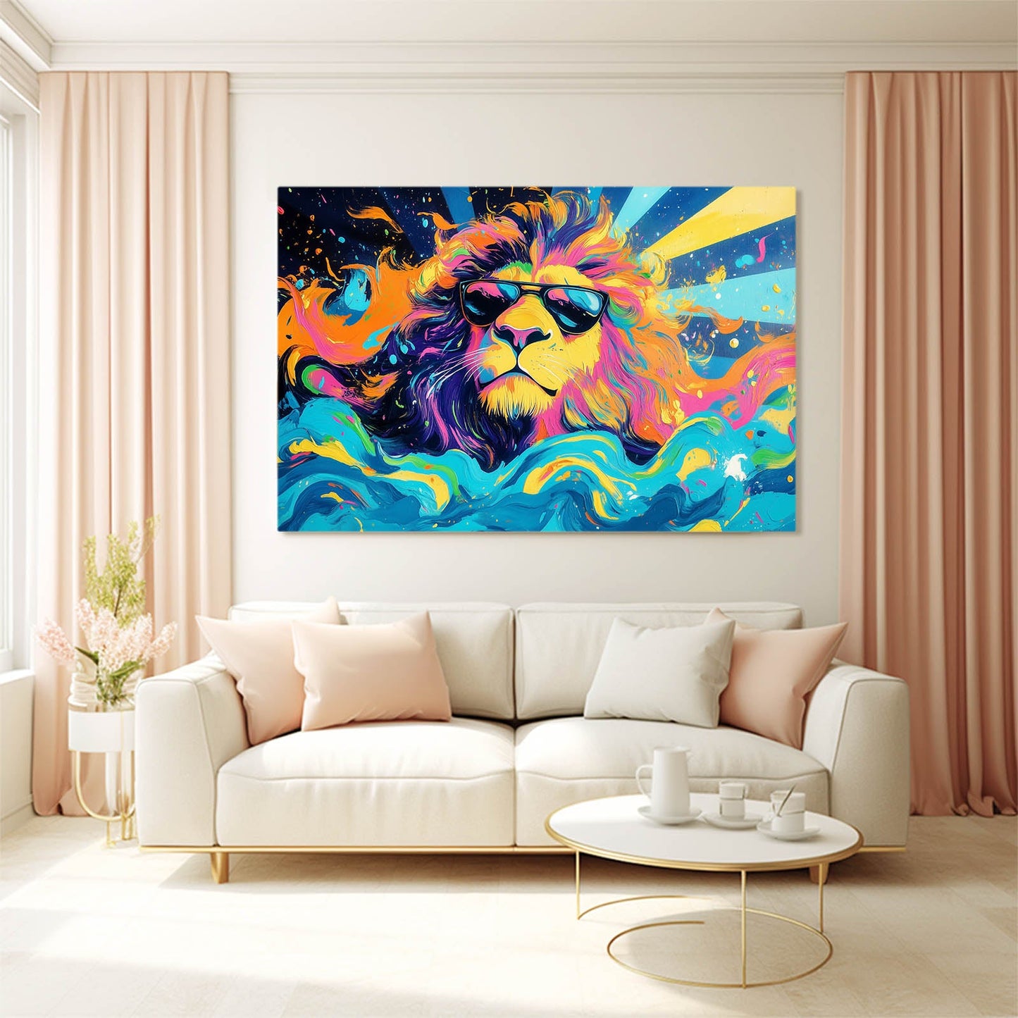 Lion Cool Wall Art