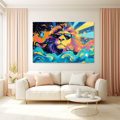 Lion Cool Wall Art