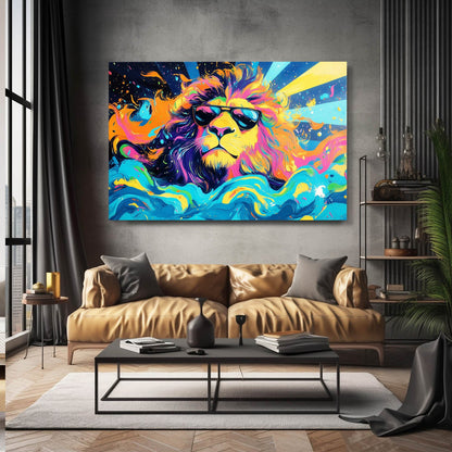 Lion Cool Wall Art