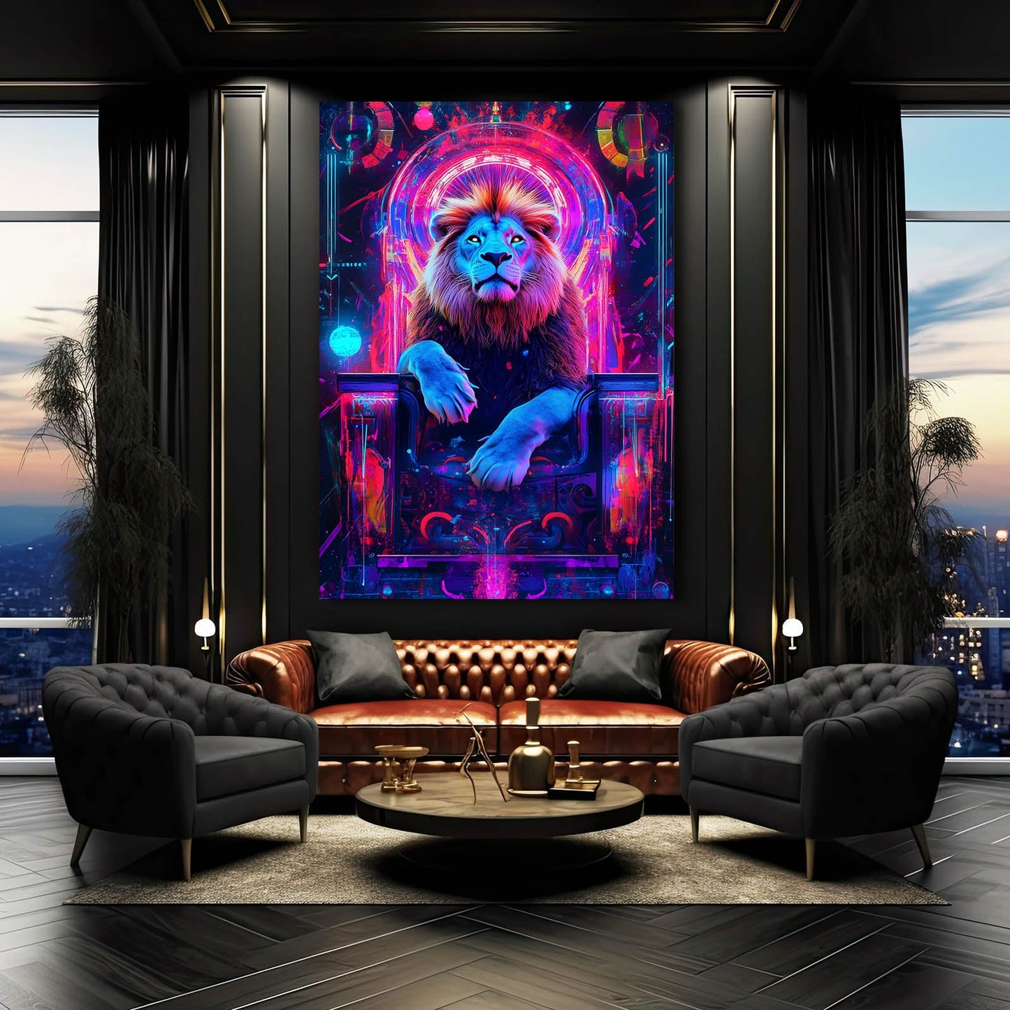 Lion Crown Art