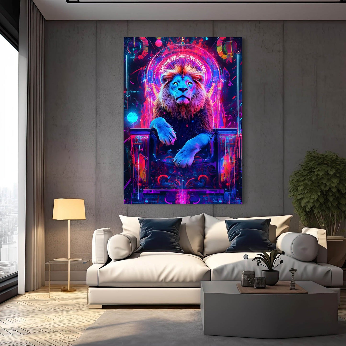 Lion Crown Art