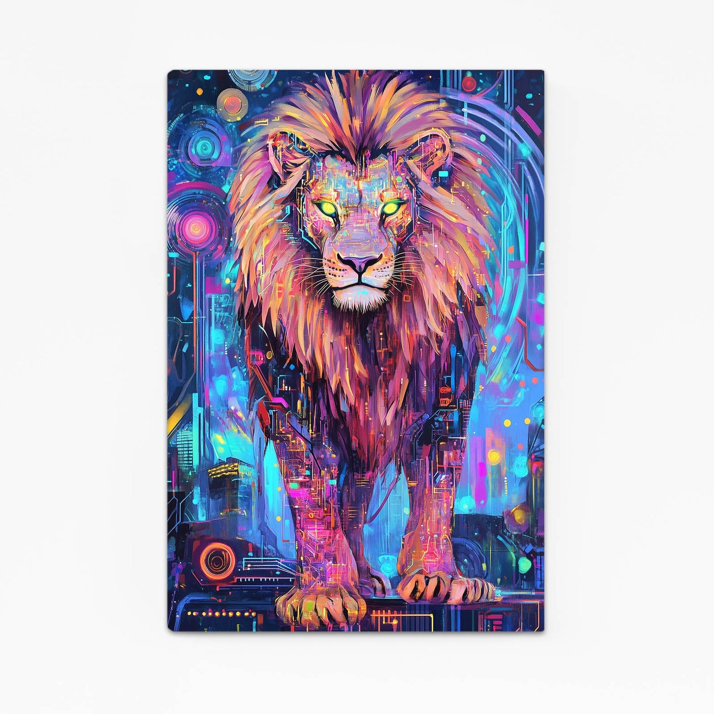 Lion Dot Art