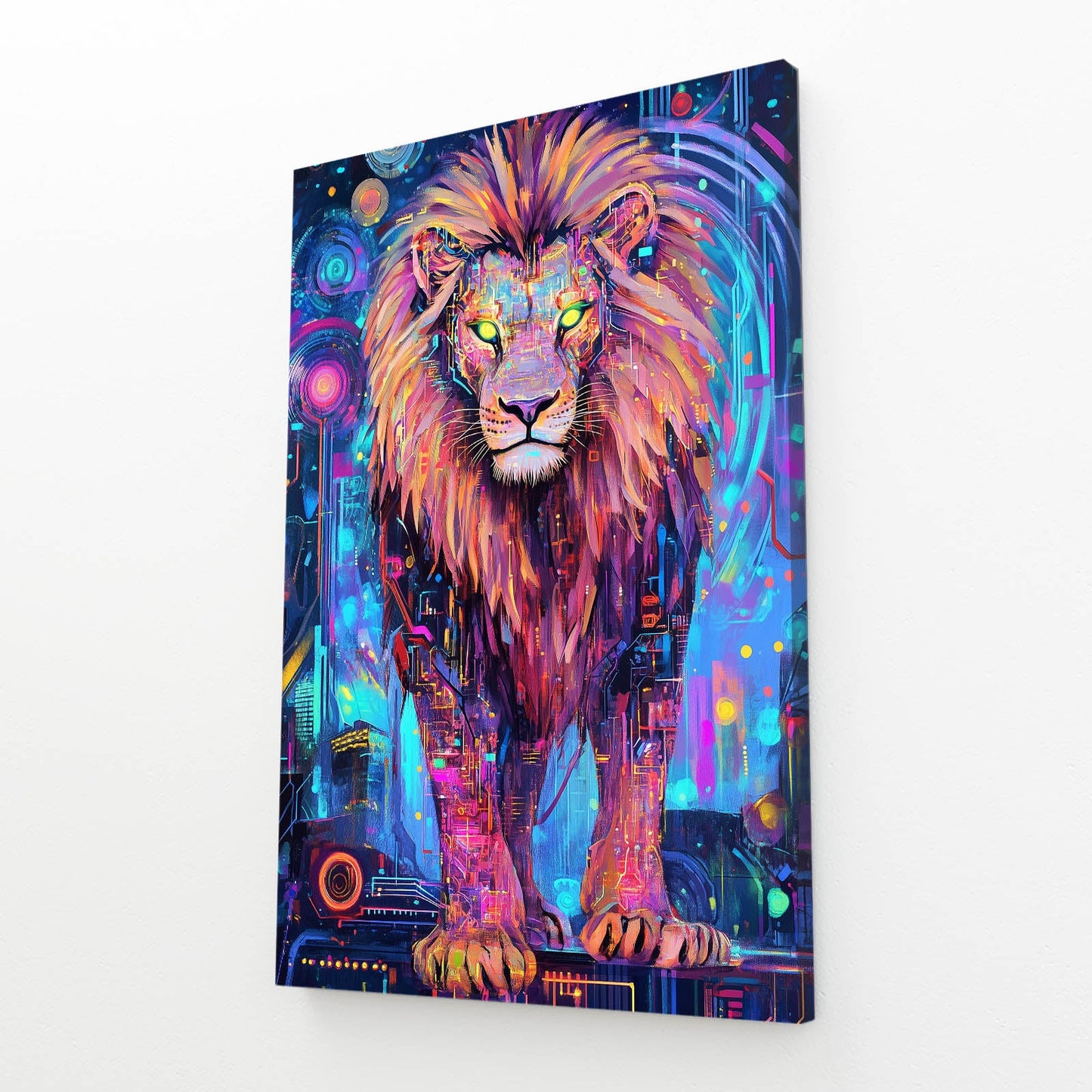 Lion Dot Art