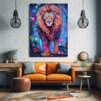 Lion Dot Art