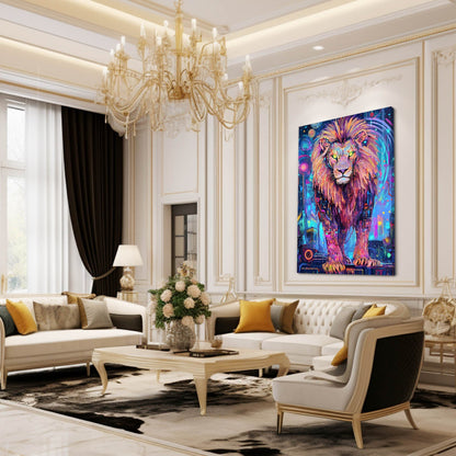 Lion Dot Art
