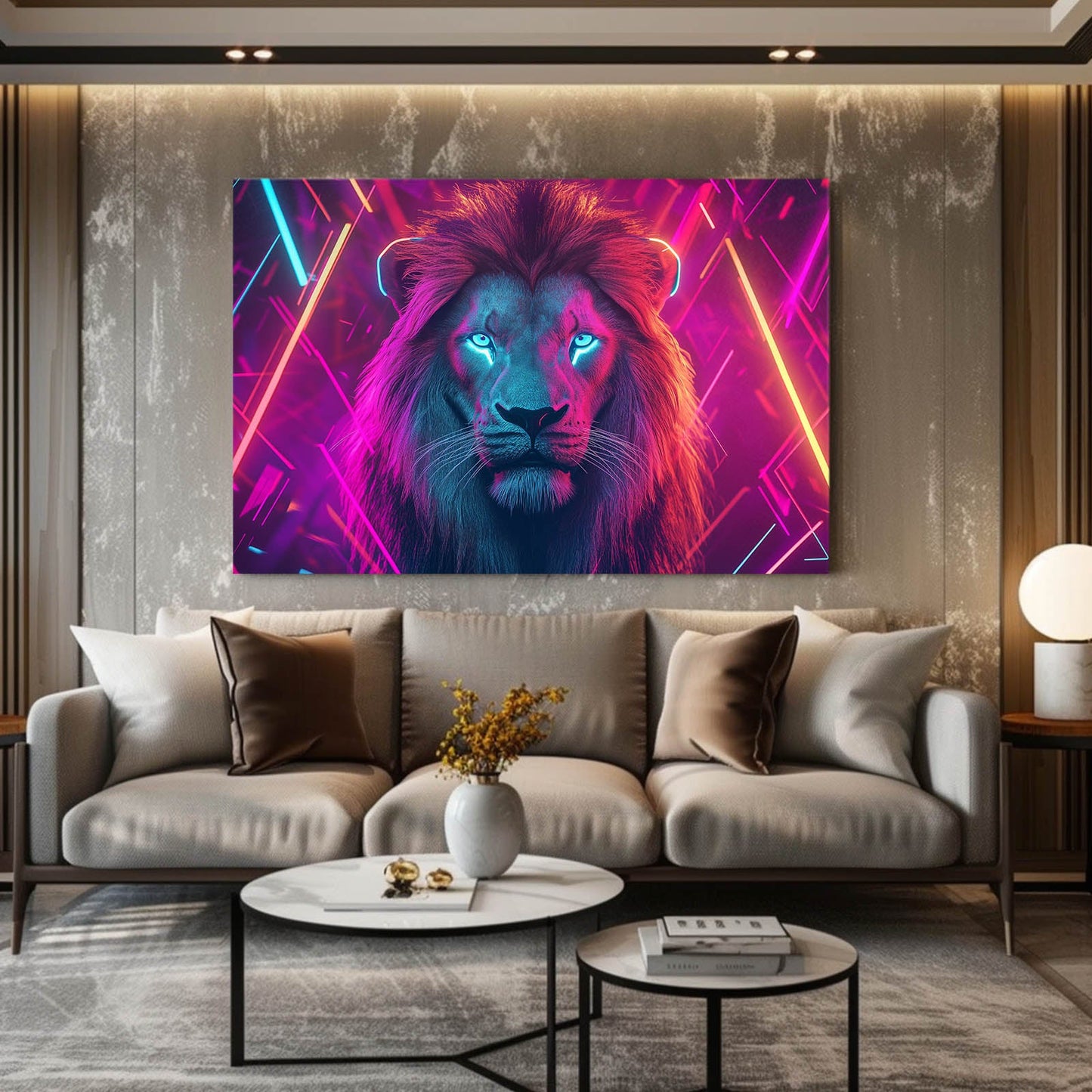 Lion Electric Aura Wall Art