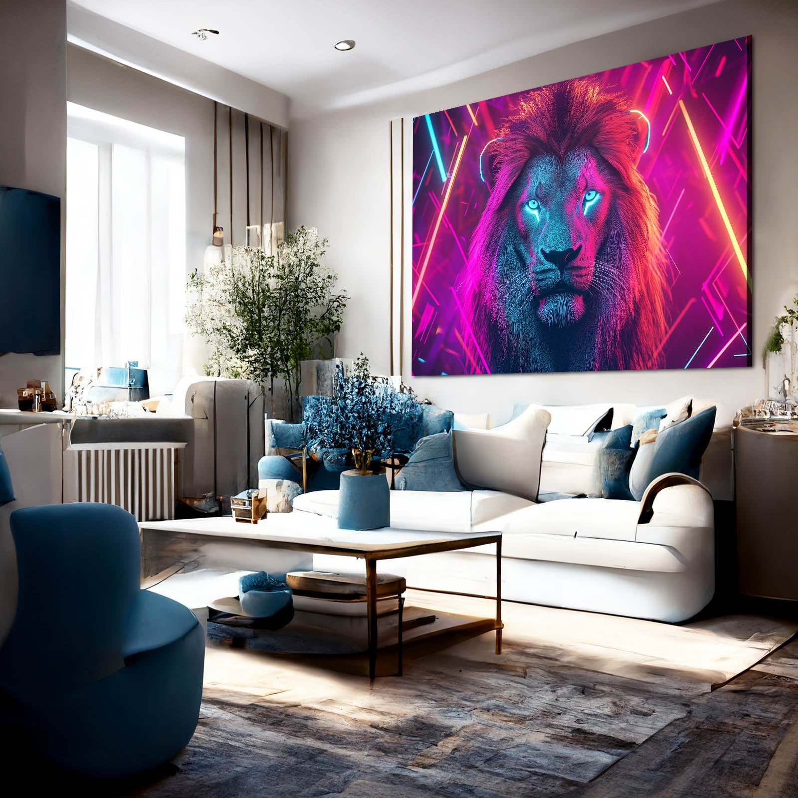 Lion Electric Aura Wall Art
