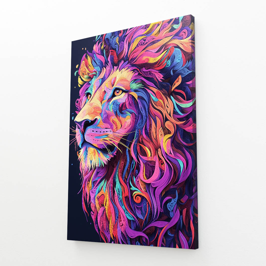 Lion Face Print