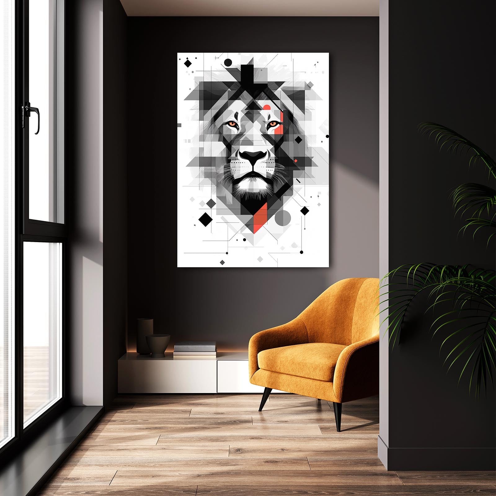 Lion Face Wall Art