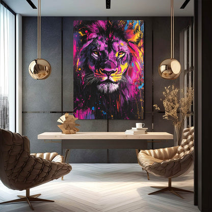 Lion Face Wall Decor