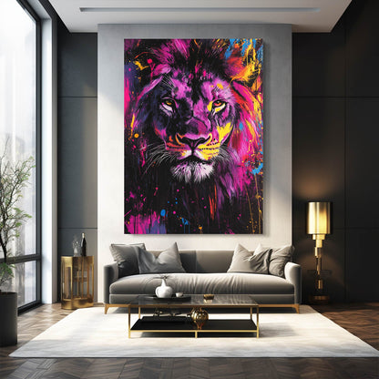 Lion Face Wall Decor