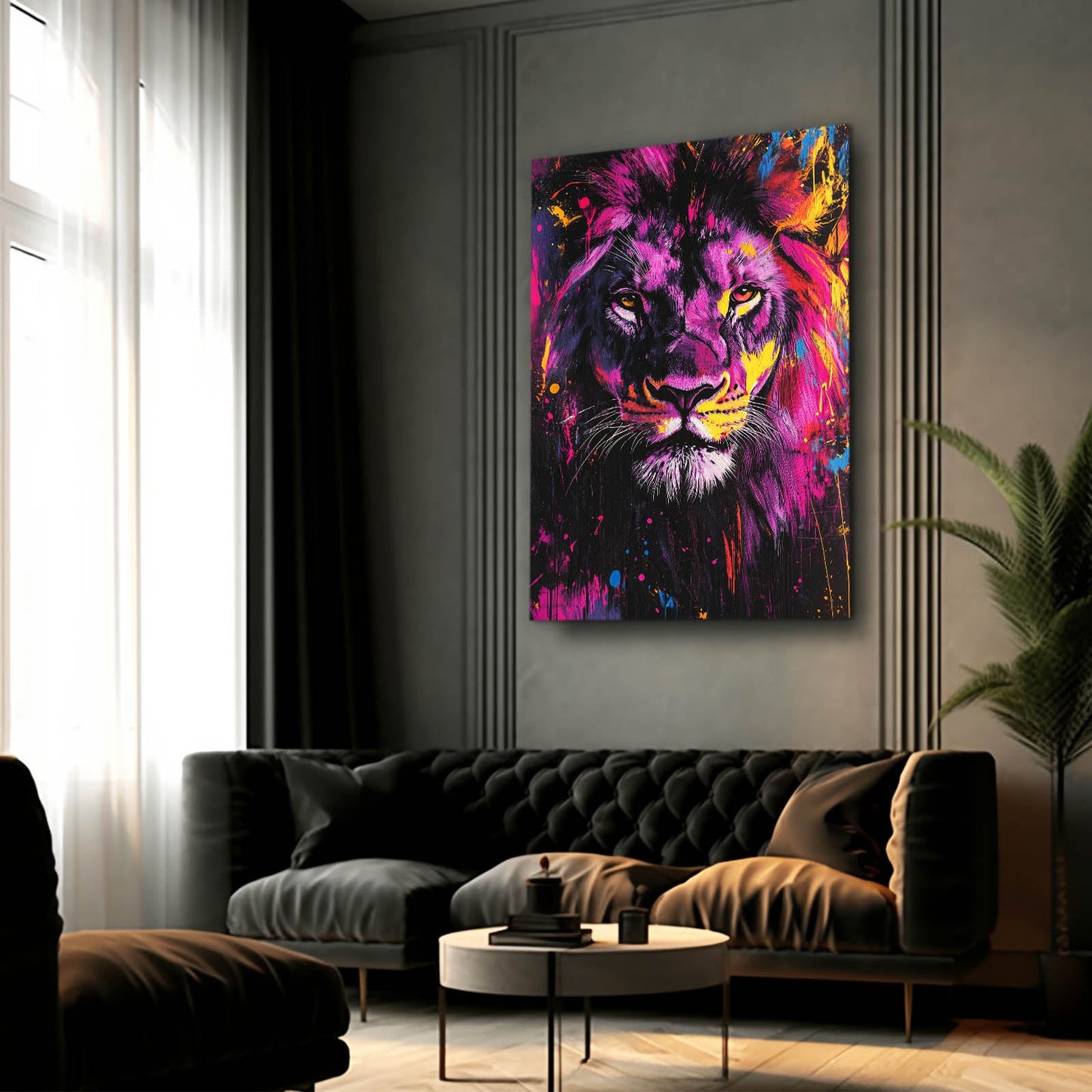 Lion Face Wall Decor