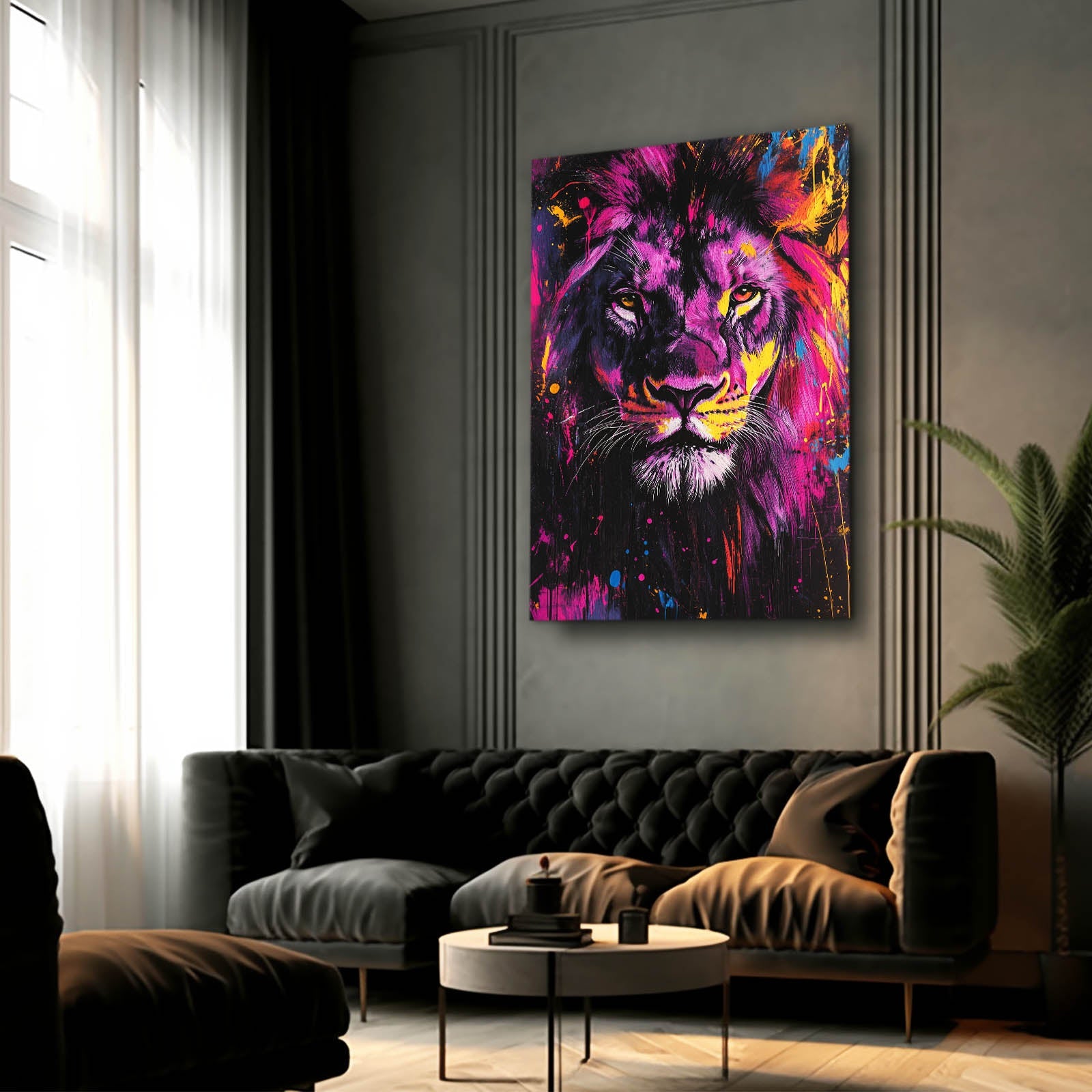 Lion Face Wall Decor