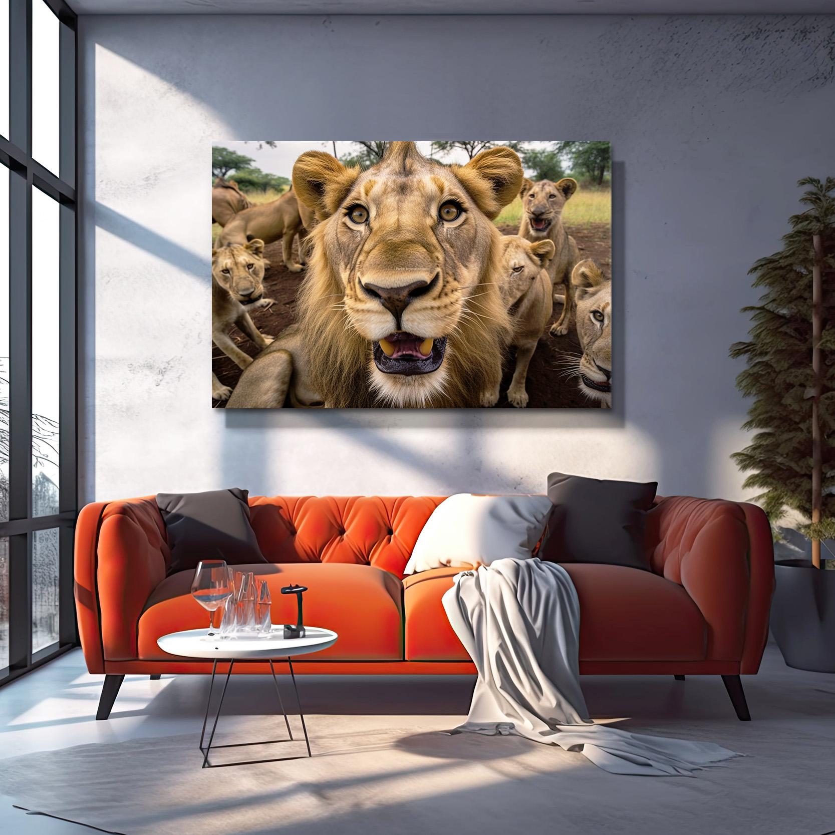 Lion Family Canvas