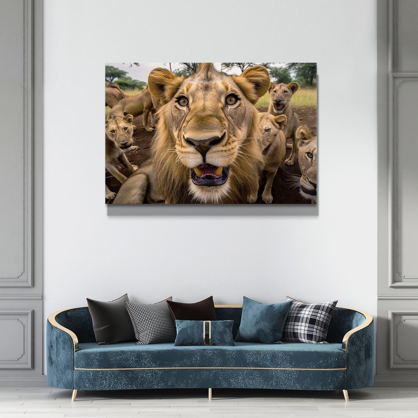 Lion Family Canvas