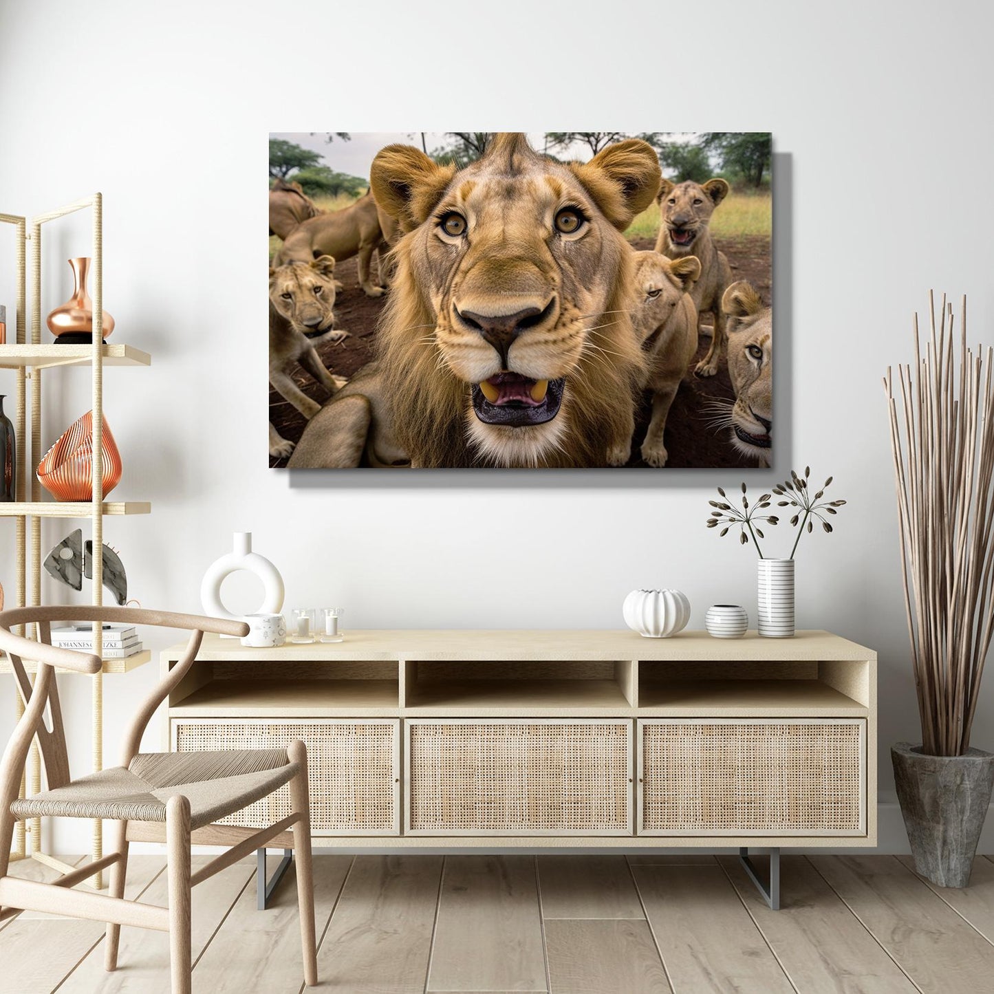 Lion Family Canvas