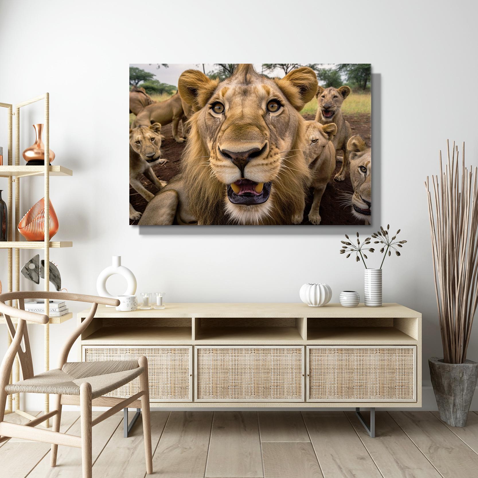 Lion Family Canvas