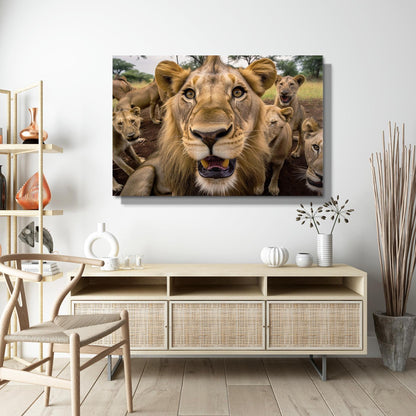 Lion Family Canvas