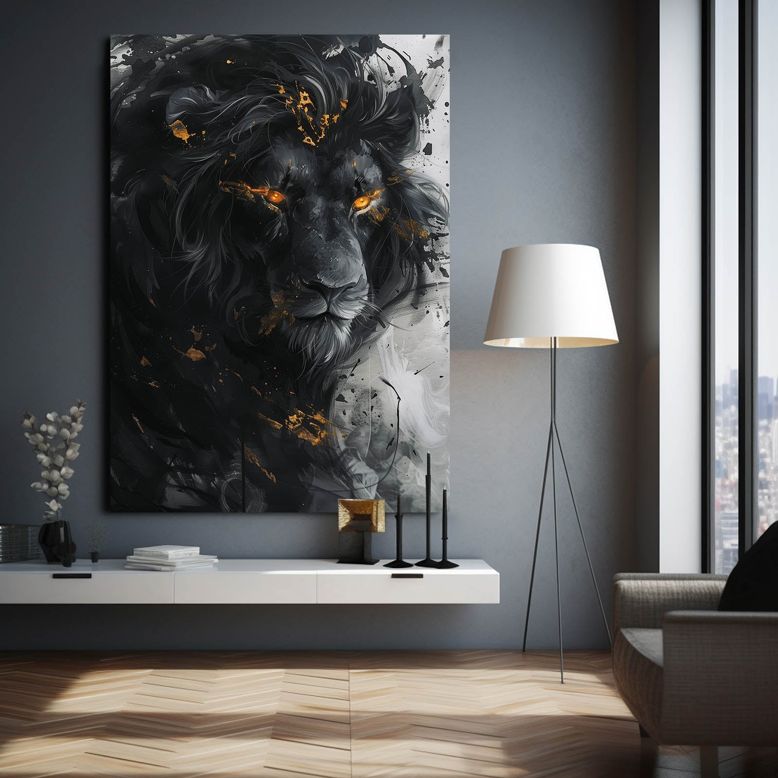 Lion Fierce Art