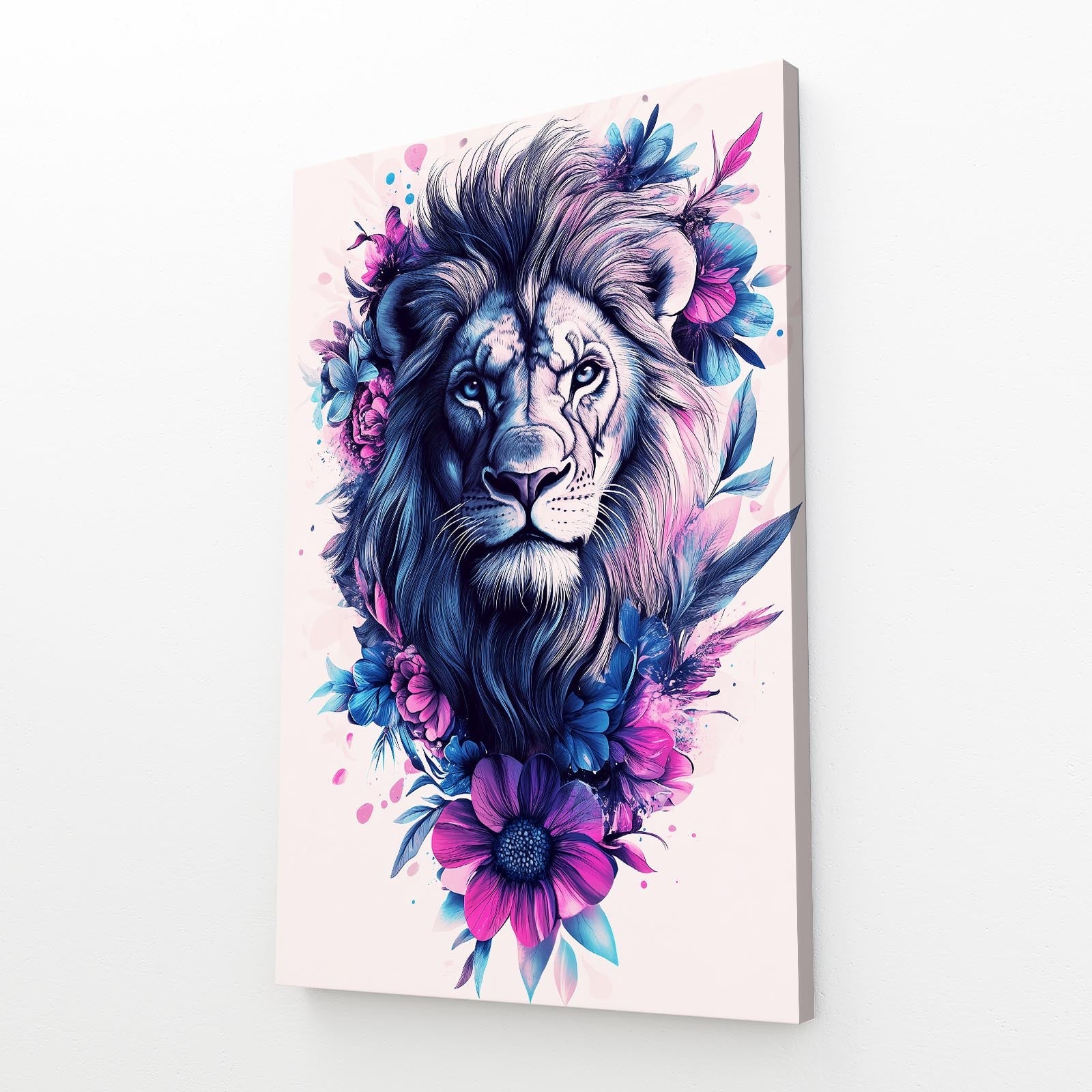 Lion Floral Art