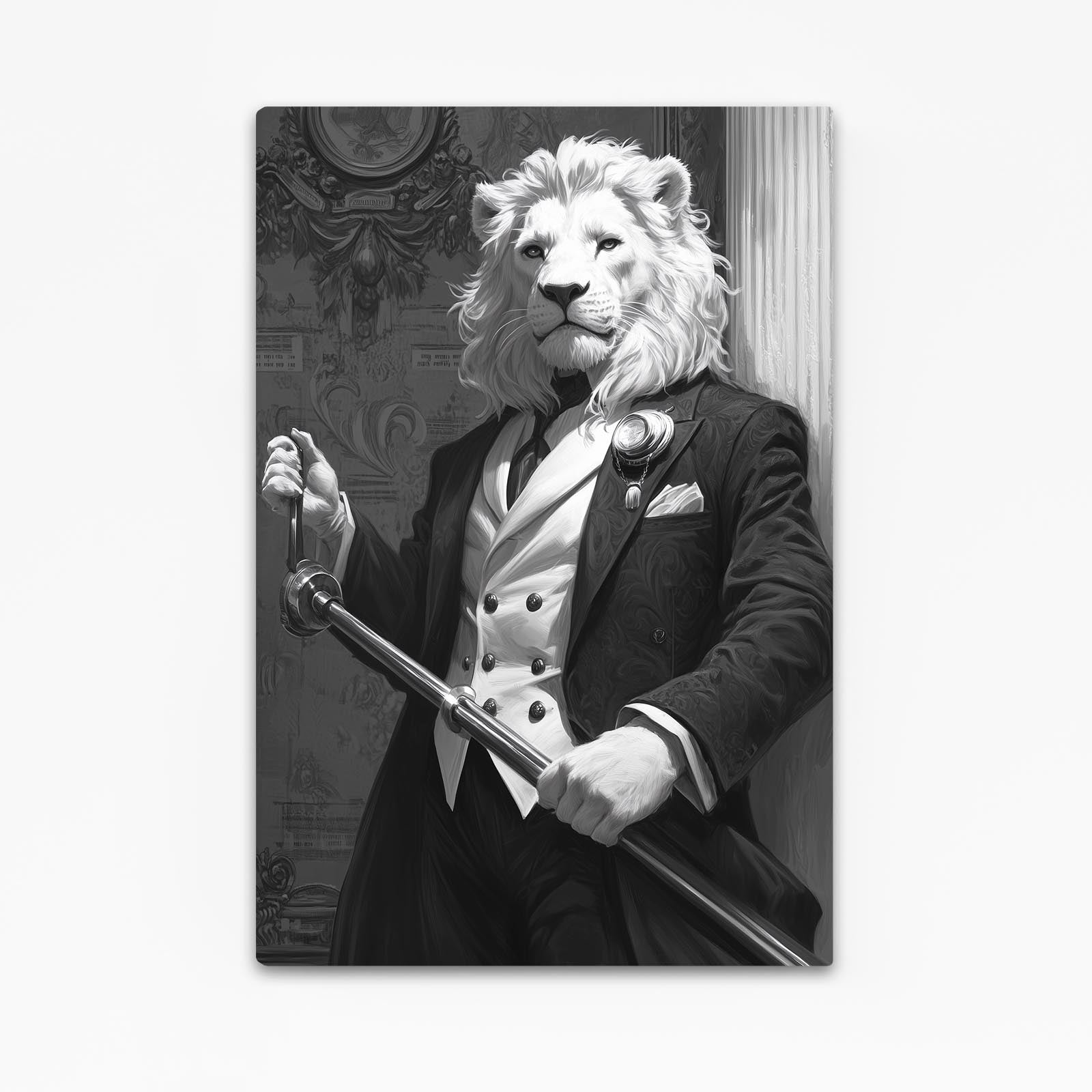 Lion Gentleman Art