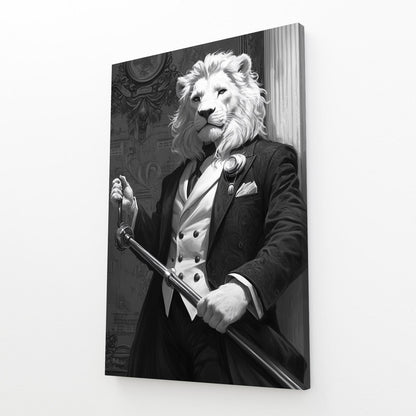 Lion Gentleman Art