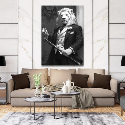 Lion Gentleman Art
