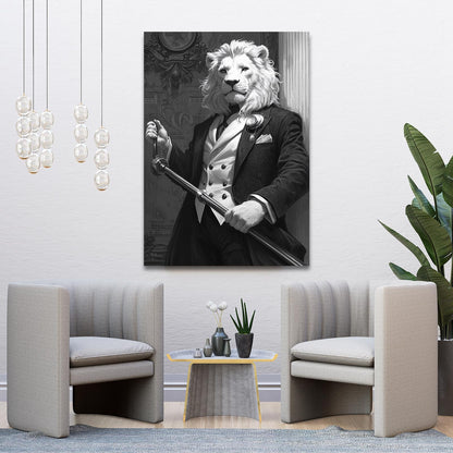 Lion Gentleman Art