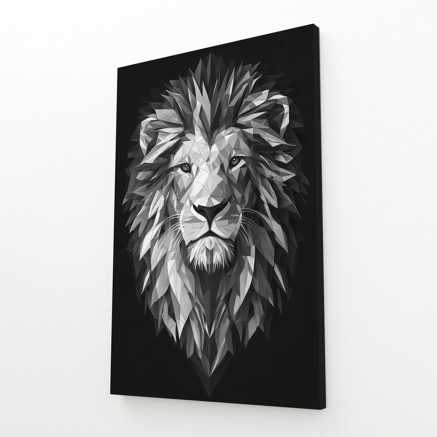 Lion Geometric Art