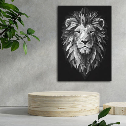 Lion Geometric Art
