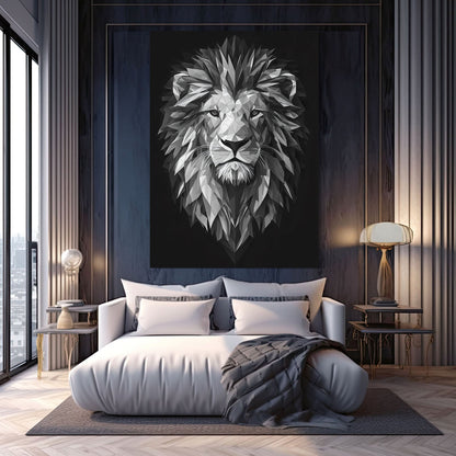 Lion Geometric Art