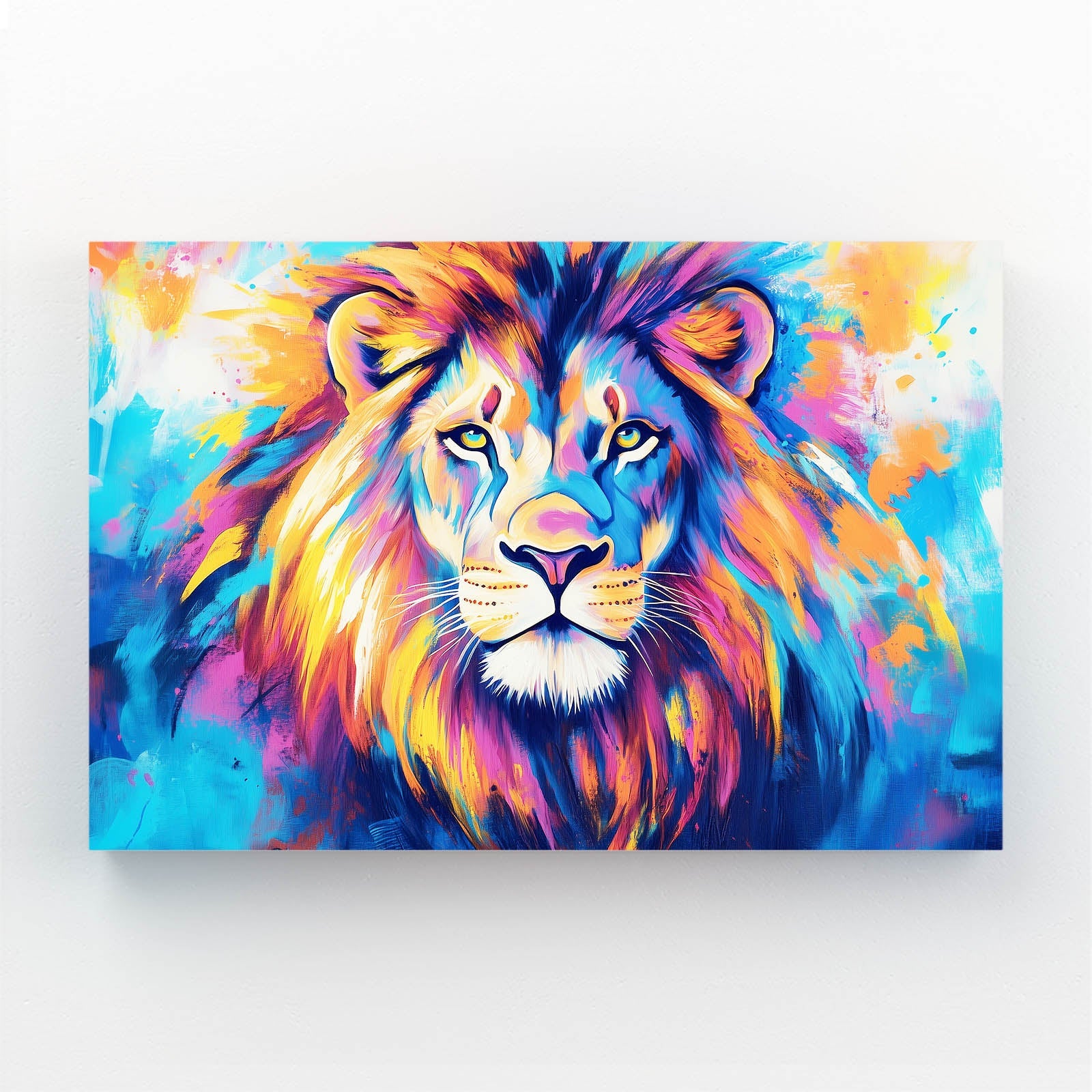 Lion Glory Vibrant Artwork