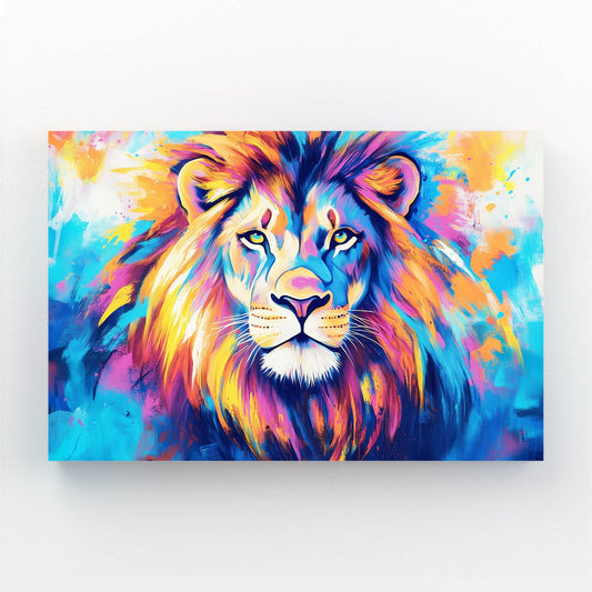 Lion Glory Vibrant Artwork