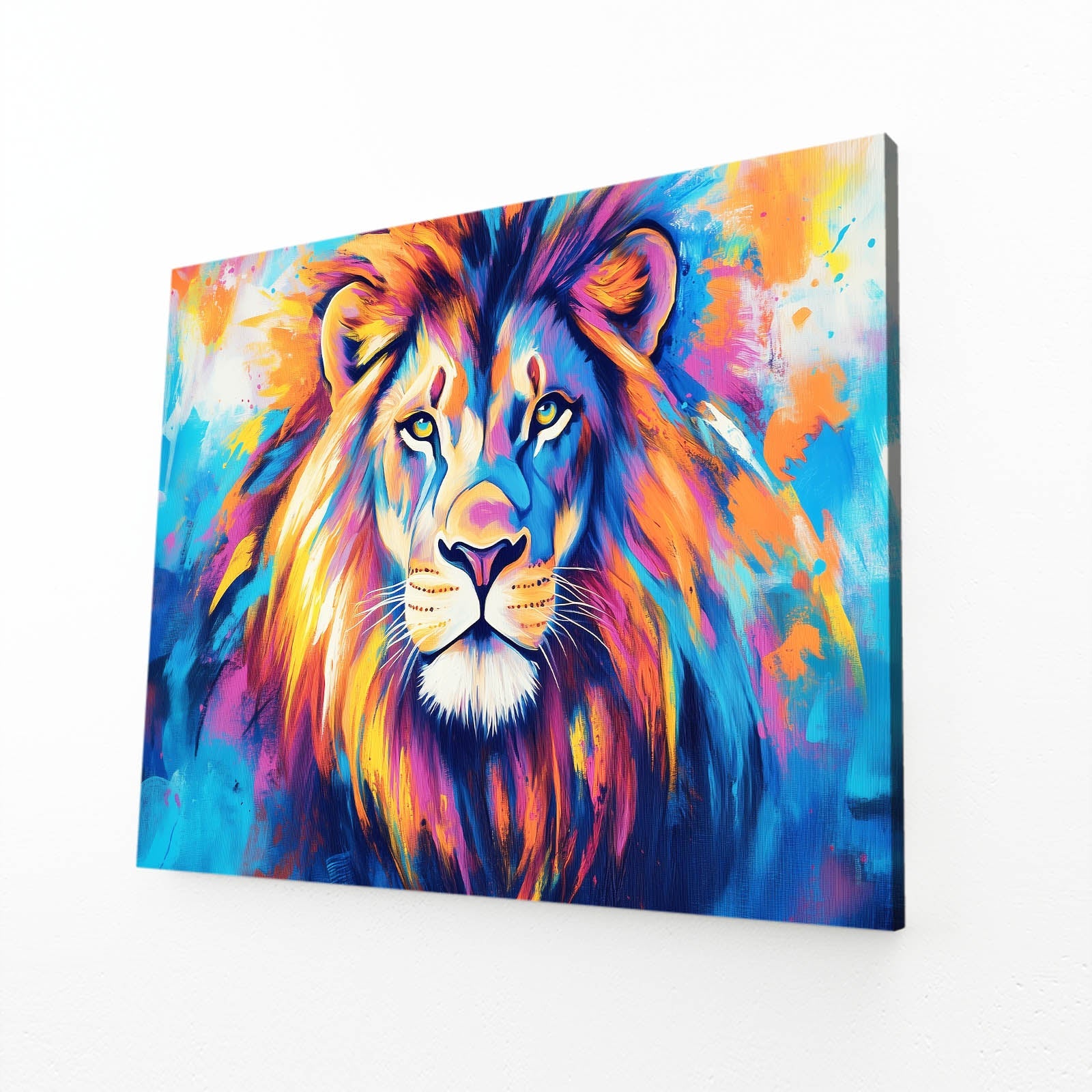 Lion Glory Vibrant Artwork