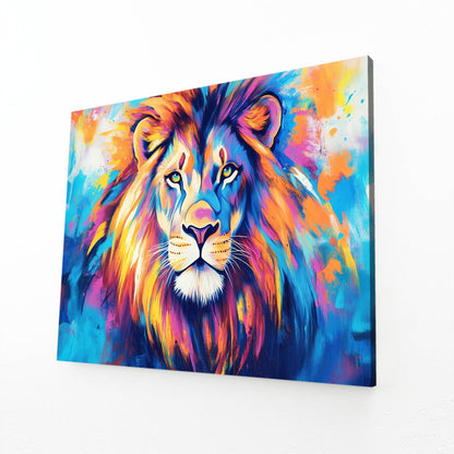 Lion Glory Vibrant Artwork