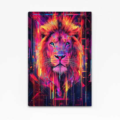 Lion Head Art
