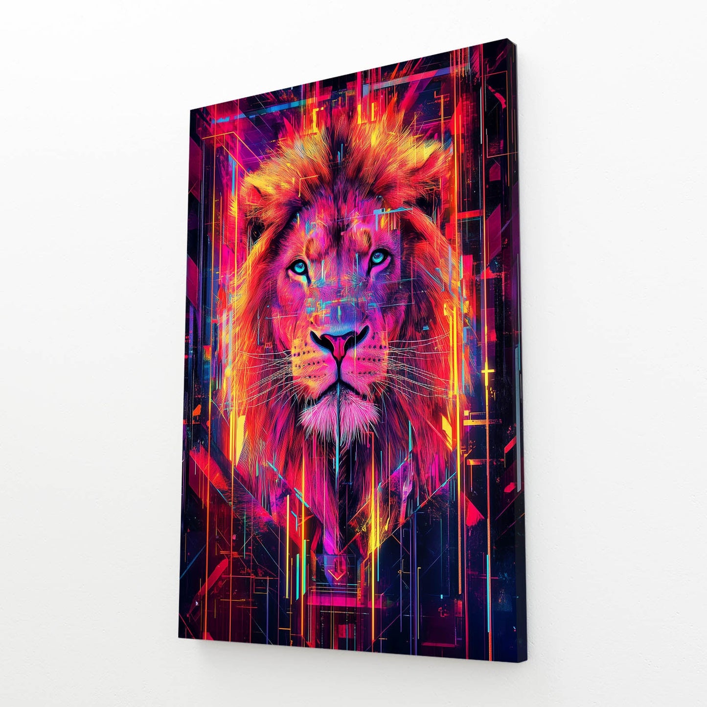 Lion Head Art