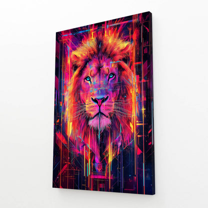 Lion Head Art