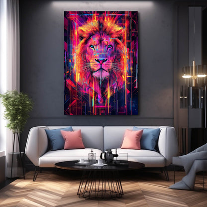 Lion Head Art